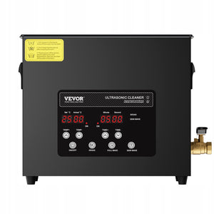 VEVOR 6L ULTRADŹWIĘKOWY ŚRODEK CZYSZCZĄCY 180W CYFROWY TIMER GRZAŁKA