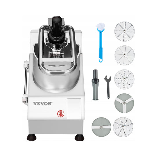 VEVOR PROFESJONALNY ROBOT KUCHENNY KRAJALNICA DO WARZYW 750W 2 OTWORY