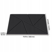 VEVOR 18-PAK PANELI AKUSTYCZNYCH SAMOPRZYLEPNYCH 300X300X10 MM PREMIUM