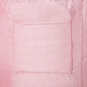 FOTEL GAMINGOWY VEVOR WOREK SAKO OKRĄGŁY RÓŻOWY AKSAMIT 89X89X56 CM PREMIUM