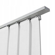 ZASŁONY PANELOWE VEVOR ROZSUWANA SZYNA 116-218 CM BIAŁE POLIESTER