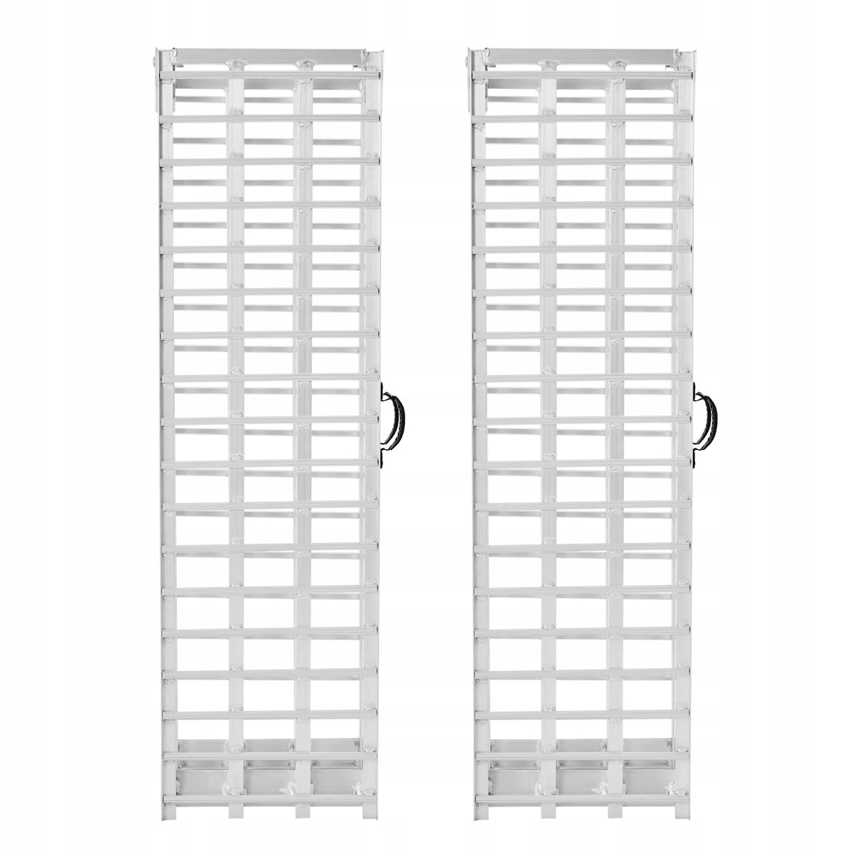 RAMPA ALUMINIOWA VEVOR 2-CZĘŚCIOWA MOCNA NOŚNOŚĆ 907 KG SKŁADANA Z PASKAMI
