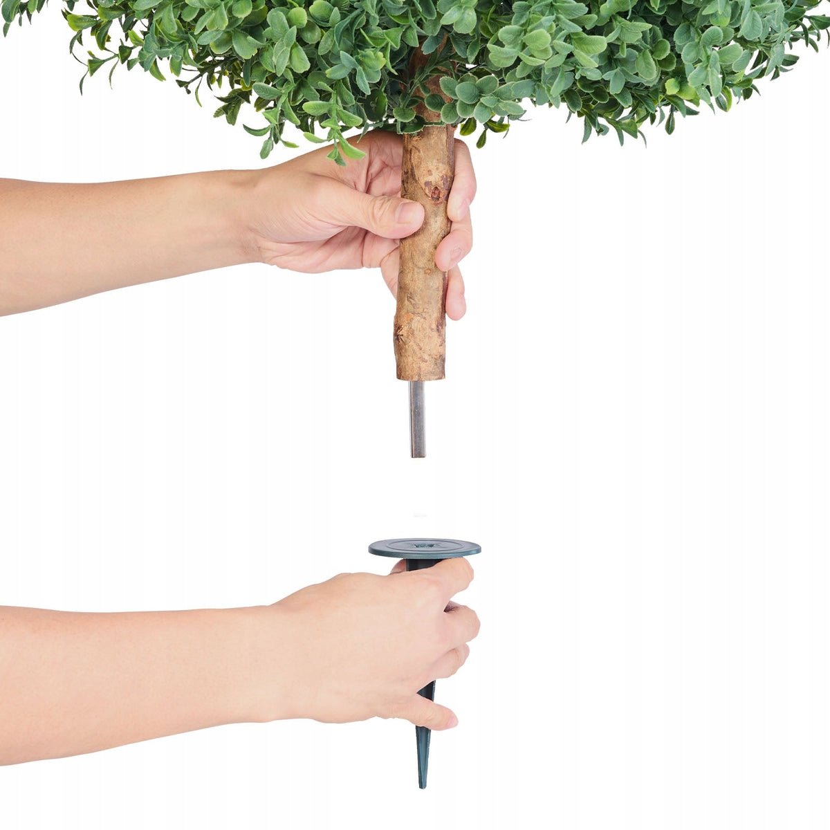 VEVOR SZTUCZNE DRZEWKA BUKSZPANOWE TOPIARY 2 SZT 559MM MOCNE I REALISTYCZNE