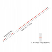 SŁUPKI ŚNIEŻNE VEVOR 500 SZT 122 CM ŚREDNICA 6 35MM ODBLASKOWE MOCNE
