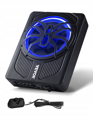 VEVOR SUBWOOFER SAMOCHODOWY 10 CALI 440W SMUKŁY POD SIEDZENIEM