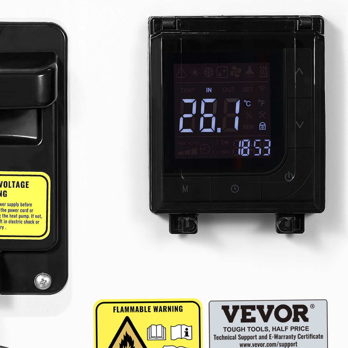 POMPA CIEPŁA DO BASENÓW ELEKTRYCZNA VEVOR 3.22-15.25KW MOCNA