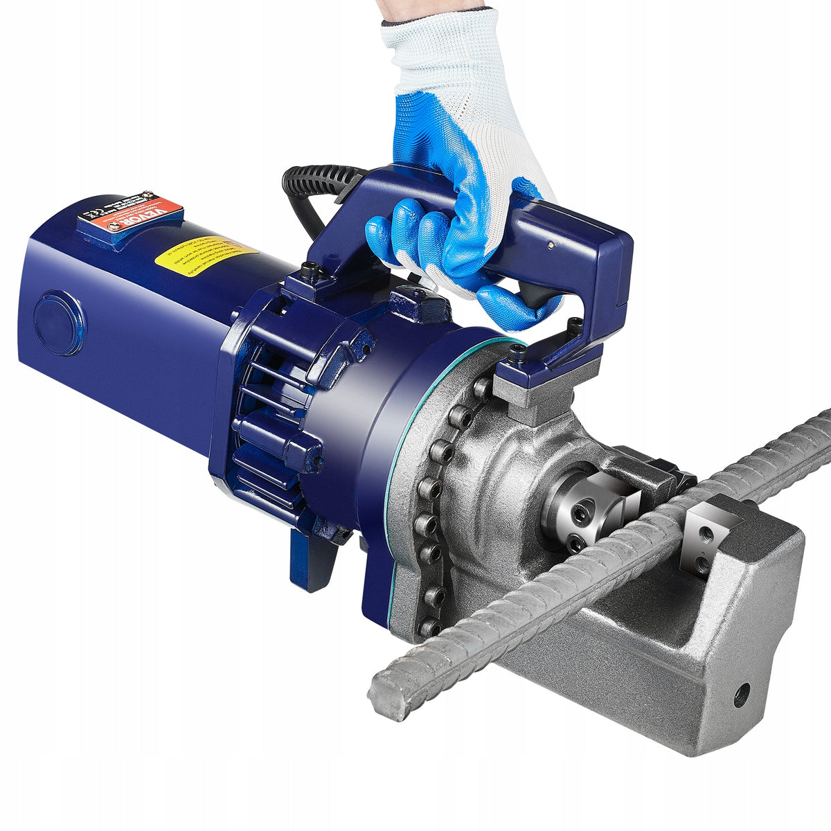ELEKTRYCZNO-HYDRAULICZNA PRZECINARKA DO PRĘTÓW VEVOR 1700W CIĘCIE 5-25MM