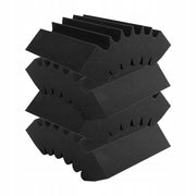 ZESTAW 4 PANELI AKUSTYCZNYCH VEVOR PIANKA SAMOPRZYLEPNA 42X16X30 CM CZARNY