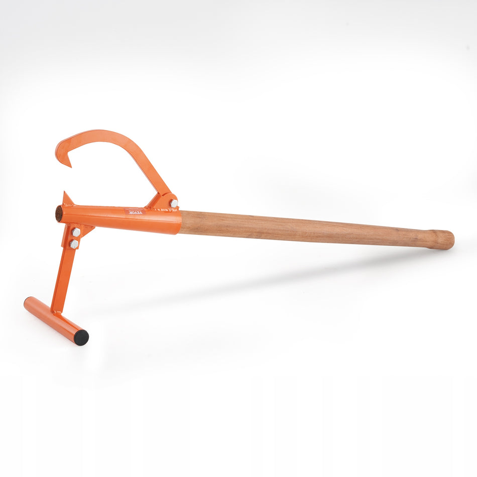 PODNOŚNIK DO ŚCINKI VEVOR 1180 MM DREWNIANA RĄCZKA MOCNY REGULOWANY HAK