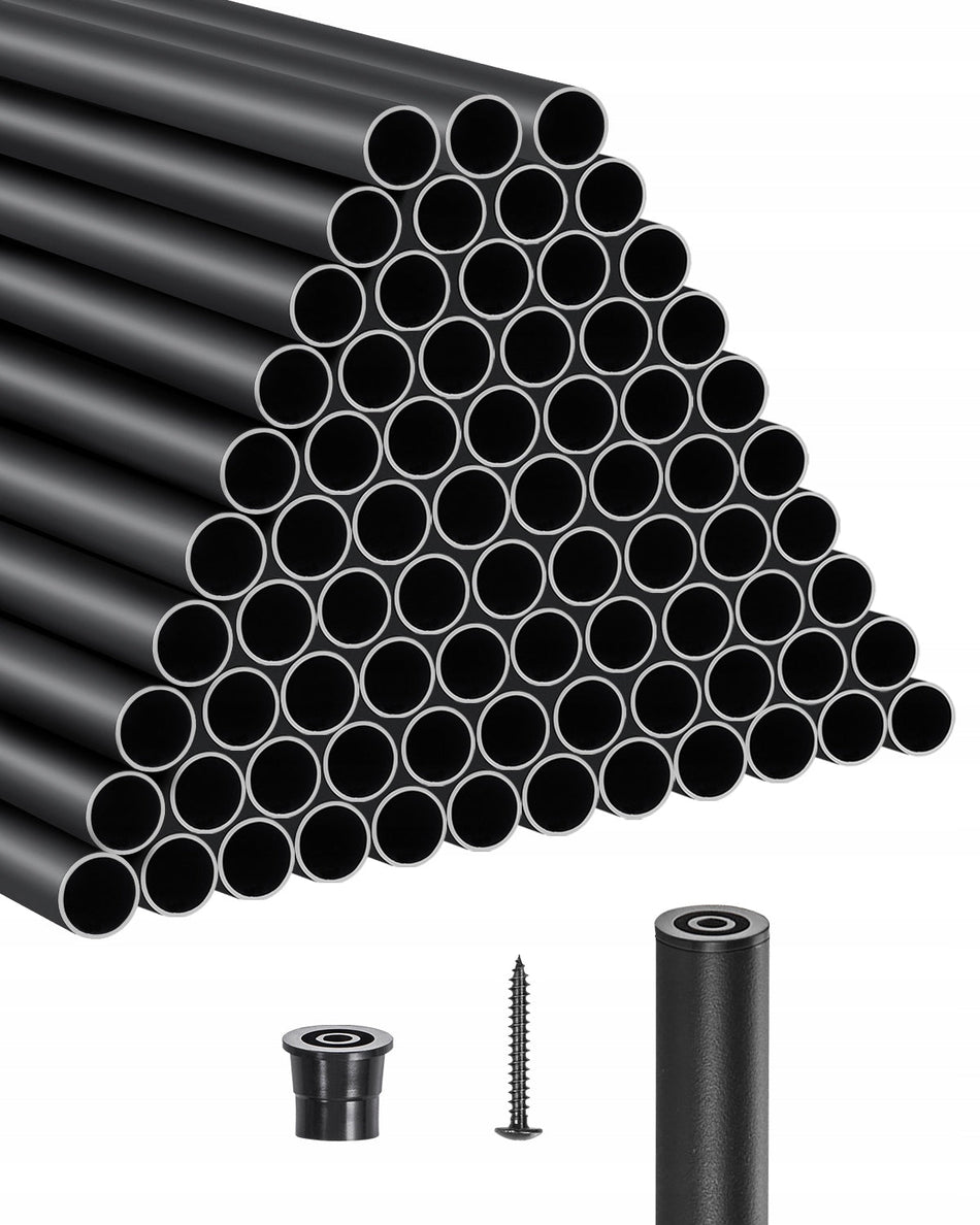 BALUSTRADA SCHODOWA VEVOR 101 SZT ALUMINIOWE TRALKI SCHODOWE MOCNE MATOWE