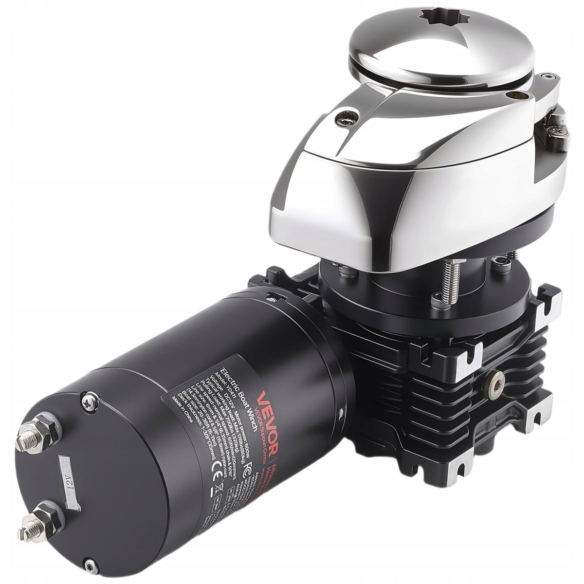 ELEKTRYCZNA WCIĄGARKA KOTWICZNA VEVOR 12V 1100W STAL NIERDZEWNA 80KG 320KG