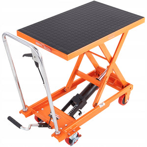 PODNOŚNIK NOŻYCOWY HYDRAULICZNY VEVOR UDŹWIG 230KG WÓZEK PODNOŚNIKOWY