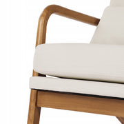 FOTEL AKCENTOWY VEVOR PREMIUM DREWNIANY MID CENTURY Z WYSOKIM OPARCIEM