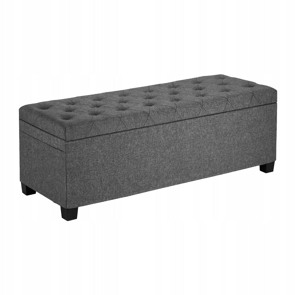 PUF VEVOR ZE SCHOWKIEM 110X40X40 CM MOCNY ŁAWKA SKRZYNIA DO PRZECHOWYWANIA