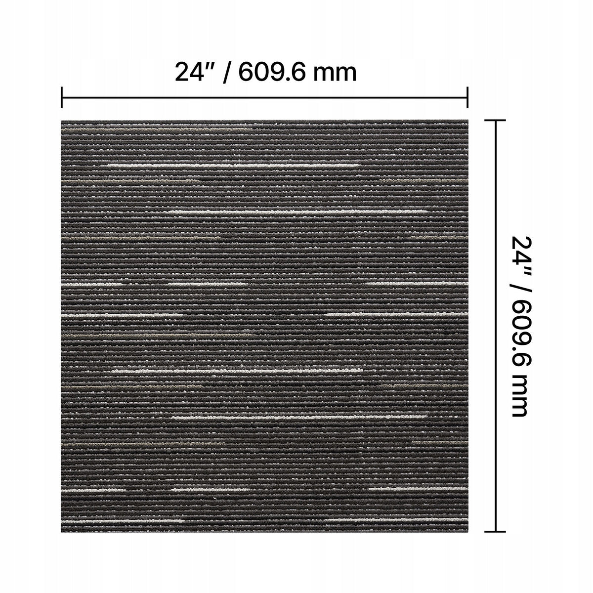 PŁYTKI DYWANOWE VEVOR 609X609X6 MM 24 SZT SZARE MODUŁOWE WYKŁADZINA PREMIUM