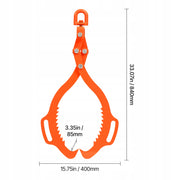 CHWYTAK LEŚNY VEVOR PROFESSIONAL 609-710 MM 2 PAZURY MOCNY SOLIDNY 1100LBS