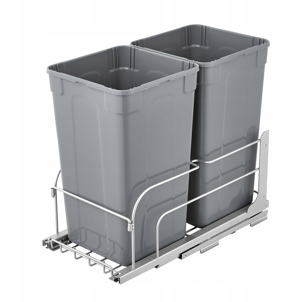 WYSUWANY PODWÓJNY KOSZ NA ŚMIECI VEVOR 27 QT X2 MOCNY SYSTEM SOFT CLOSE