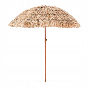 VEVOR PREMIUM PARASOL HAWAJSKI SŁOMKOWY 1 8M ODCHYLANY NA TARAS I PLAŻĘ