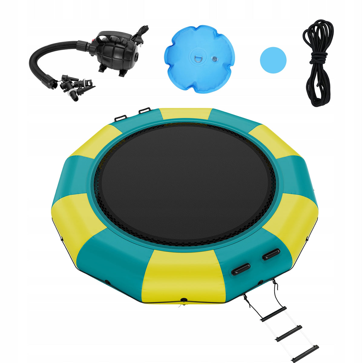 VEVOR DMUCHANA TRAMPOLINA WODNA 13FT WODOODPORNA ODPORNA NA ŚCIERANIE