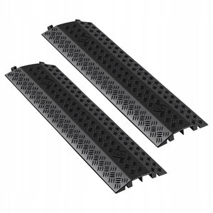 VEVOR OSŁONA KABLA 975 MM MOCNA NOŚNOŚĆ OSI 7938 KG 2 KANAŁY CZARNA