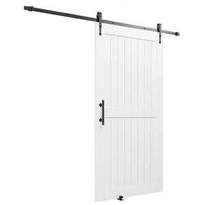 SYSTEM DRZWI PRZESUWNYCH VEVOR DO STODOŁY 1067X2134 MM BIAŁY PREMIUM MDF