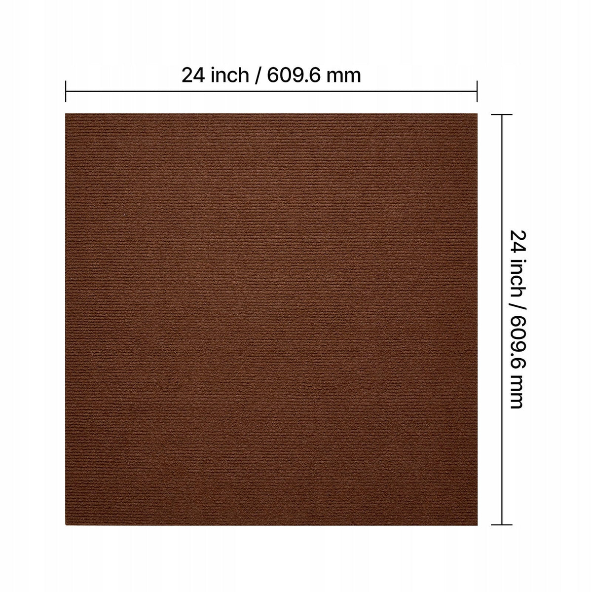 PŁYTKI DYWANOWE VEVOR 609 6X609 6X5MM 20 SZTUK SAMOPRZYLEPNE MOCNE