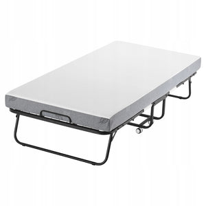 ŁÓŻKO SKŁADANE VEVOR Z MATERACEM 12 7 CM MOCNA RAMA 450 LBS KOMPAKTOWE