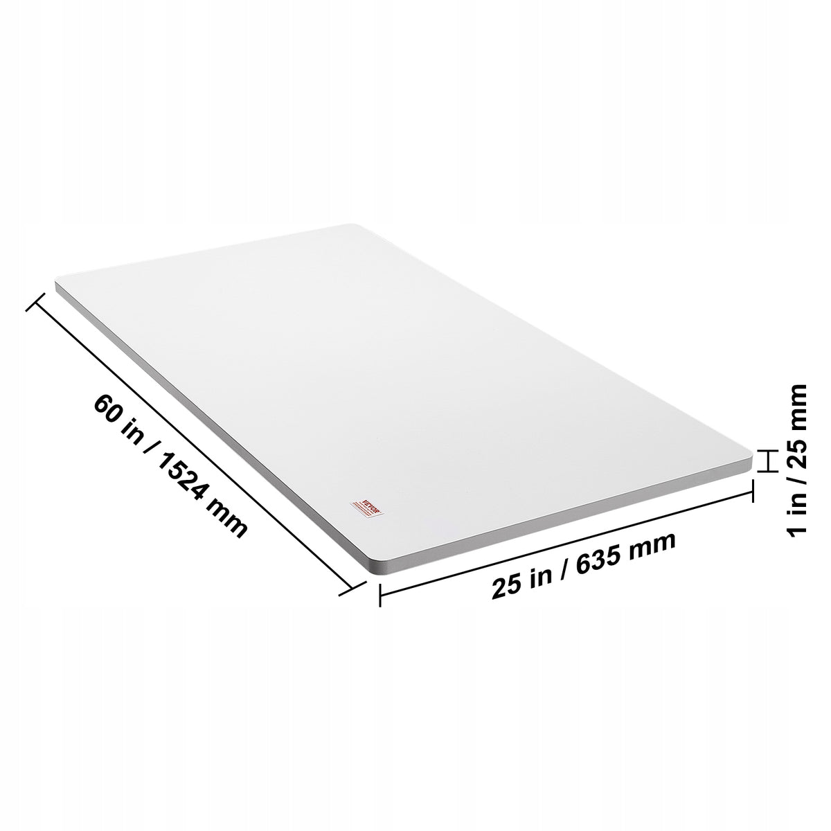 BLAT STOŁU VEVOR 152X63 CM 25 MM NOŚNOŚĆ 100 KG SOLIDNY UNIWERSALNY BIAŁY