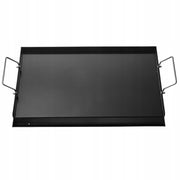 VEVOR PATELNIA GRILLOWA PROSTOKĄTNA ZE STALI WĘGLOWEJ 606X360MM MOCNA