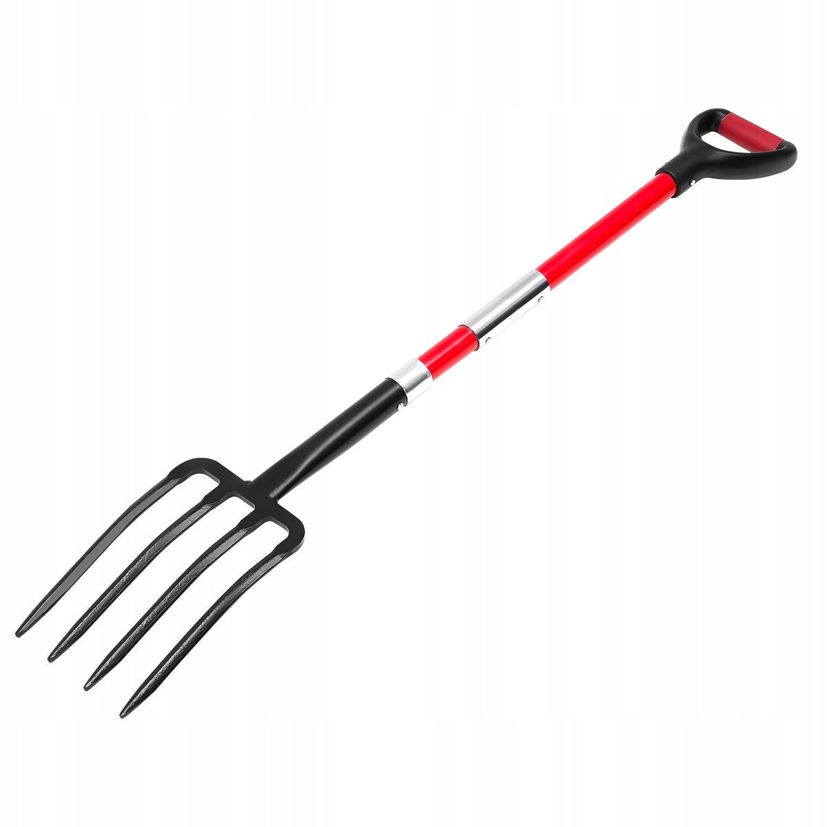 WIDŁY DO OBORNIKA VEVOR 4-ZĘBOWE MOCNE Z UCHWYTEM Z WŁÓKNA SZKLANEGO 114CM