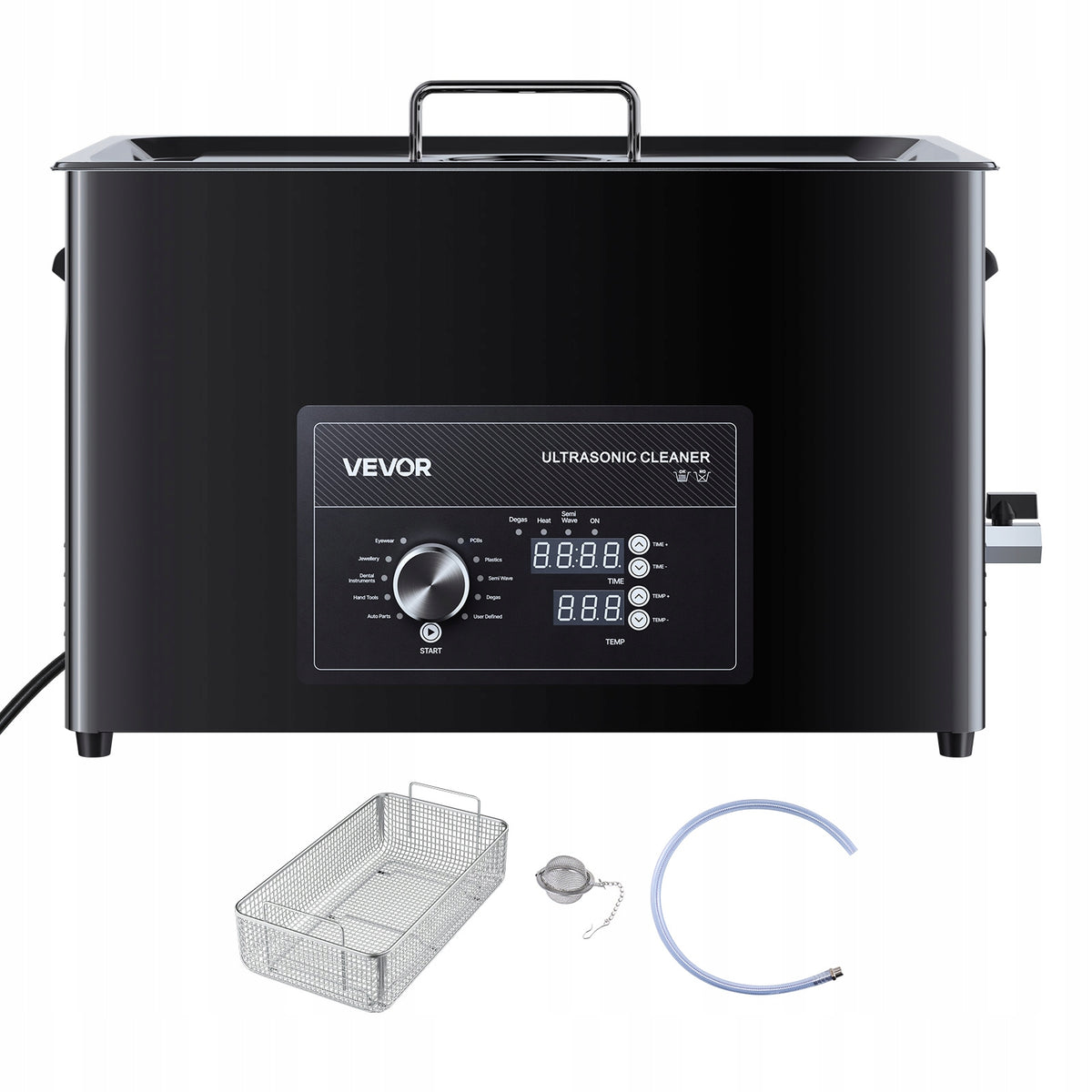 VEVOR ULTRASONIC CLEANER 30L PROFESJONALNA MYJKA ULTRADŹWIĘKOWA STAL