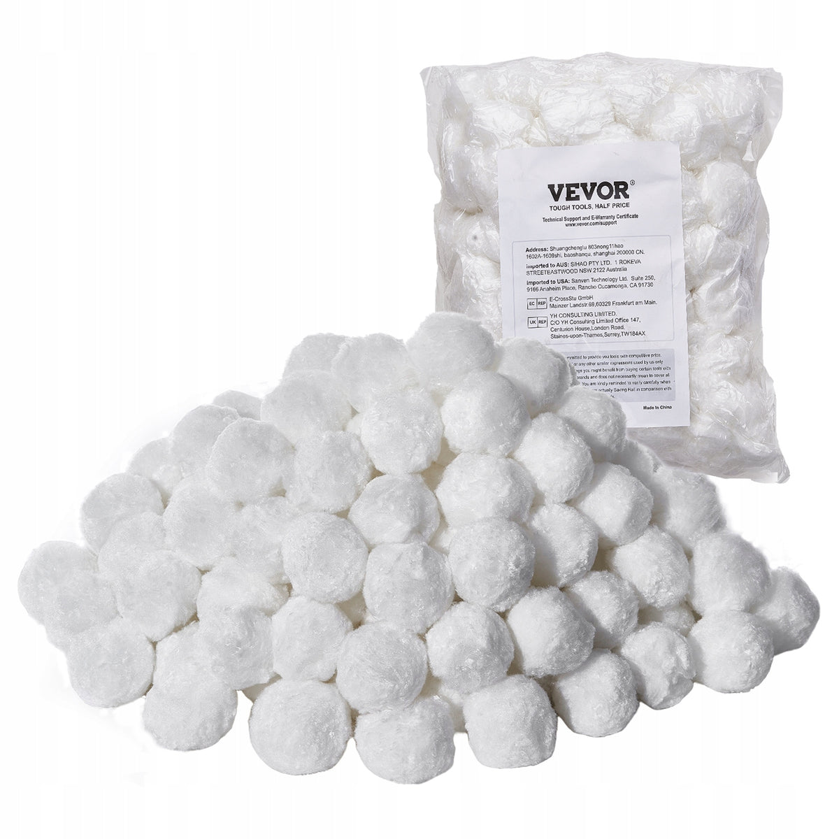 VEVOR MOCNE KULE FILTRACYJNE 0 7 KG DO FILTRÓW PIASKOWYCH BASENOWYCH