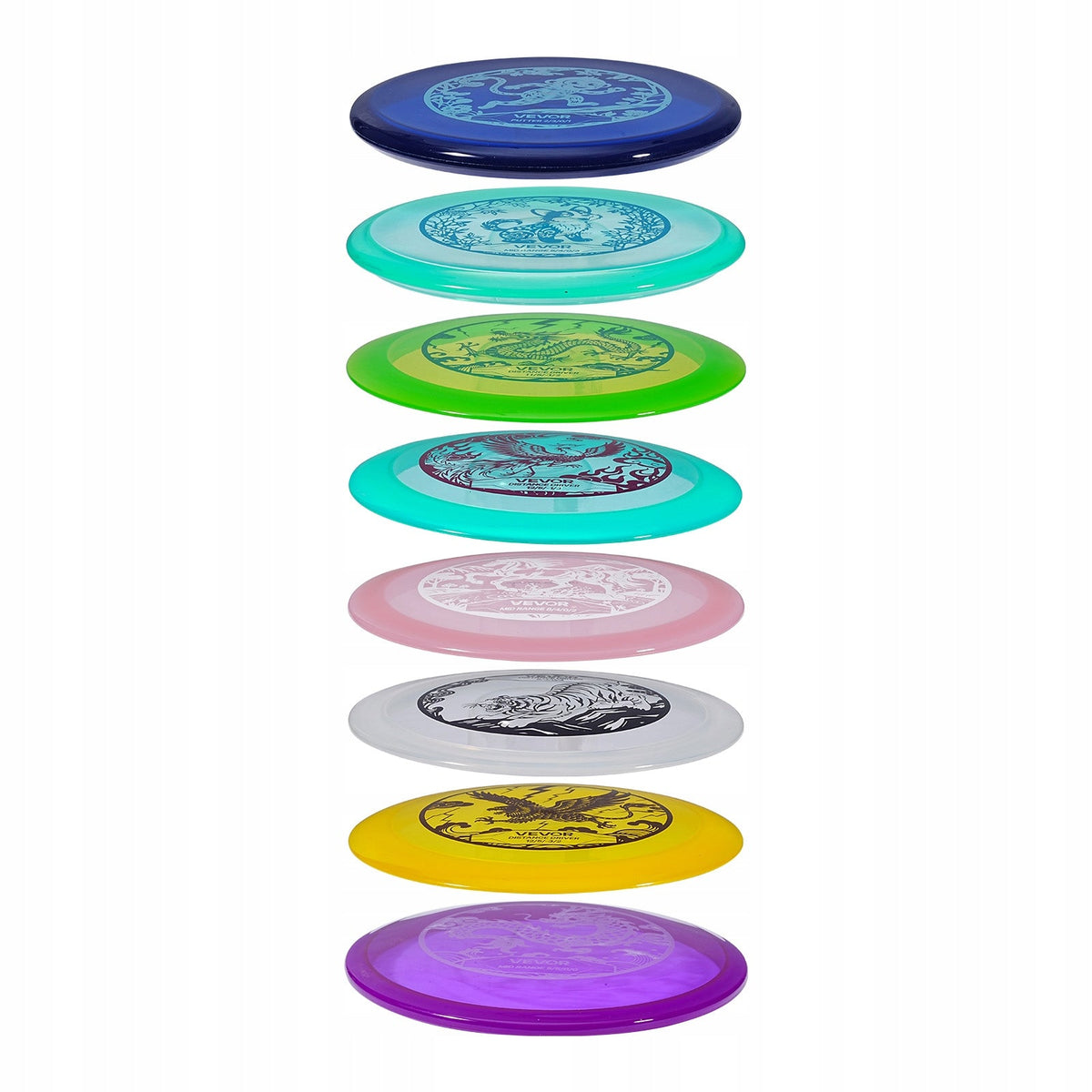 ZESTAW STARTOWY DO DISC GOLFA VEVOR 8 ELEMENTÓW MOCNY ZESTAW FRISBEE NA