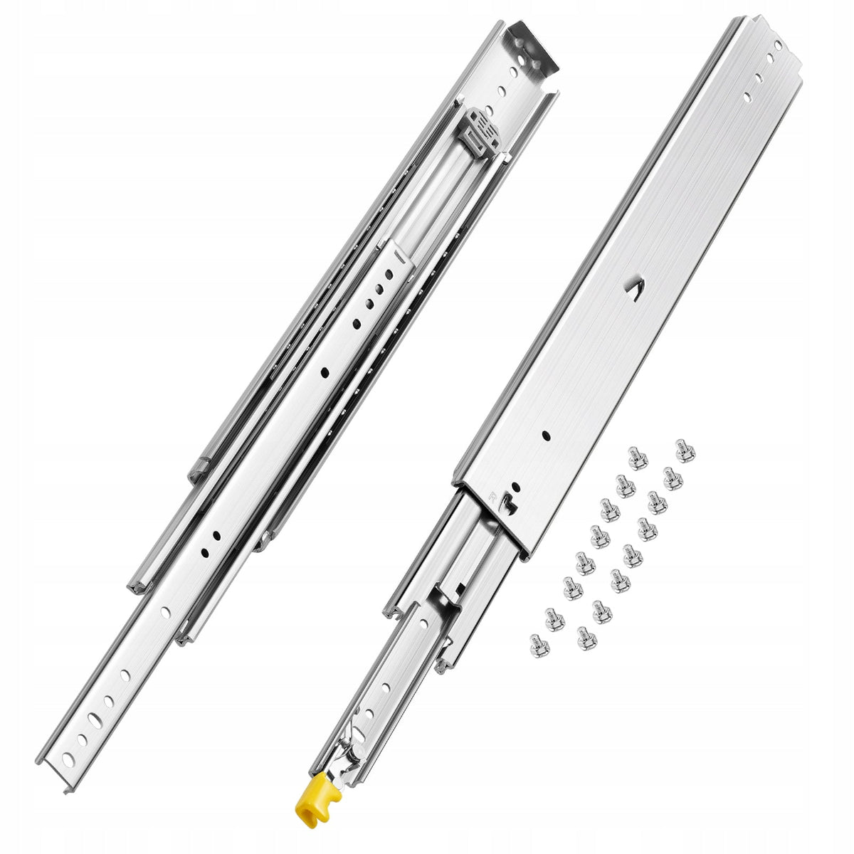 VEVOR PARA PROWADNIC DO SZUFLAD PEŁNY WYSUW 610 MM NOŚNOŚĆ 226 KG SOLIDNE