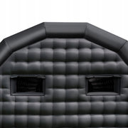NADMUCHIWANY NAMIOT IMPREZOWY VEVOR 9X6X4M CZARNY 1100W DUŻY I TRWAŁY