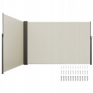 MARKIZA BOCZNA VEVOR 200X600 CM PREMIUM WODOODPORNA TKANINA POLIESTROWA