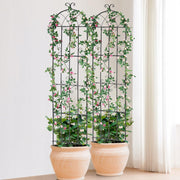 VEVOR PODPORA DO ROŚLIN PNĄCYCH 4 METALOWE KRATKI 51X220 CM SOLIDNA