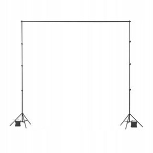 VEVOR REGULOWANY STATYW DO TŁA 300X300 CM MOCNY ZESTAW DO STUDIA FOTO