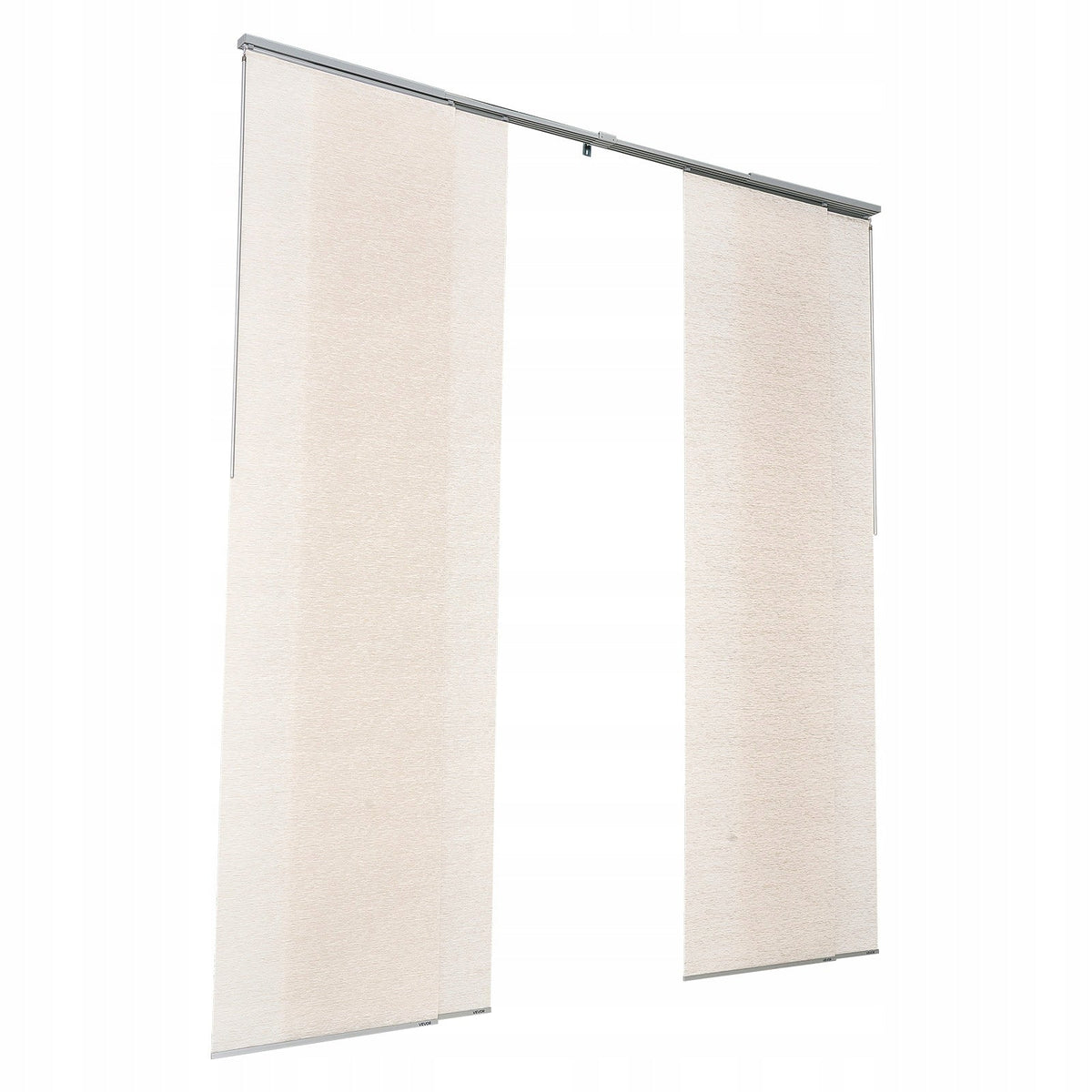ZASŁONY PANELOWE VEVOR ROZSUWANA SZYNA 116-218 CM 4 PANELE POLIESTER