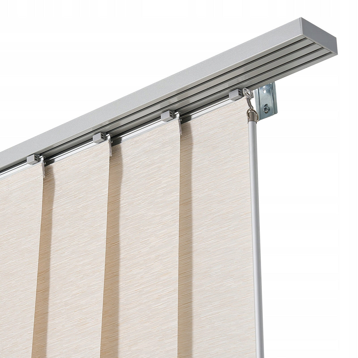 ZASŁONY PANELOWE VEVOR ROZSUWANA SZYNA 116-218 CM 4 PANELE POLIESTER