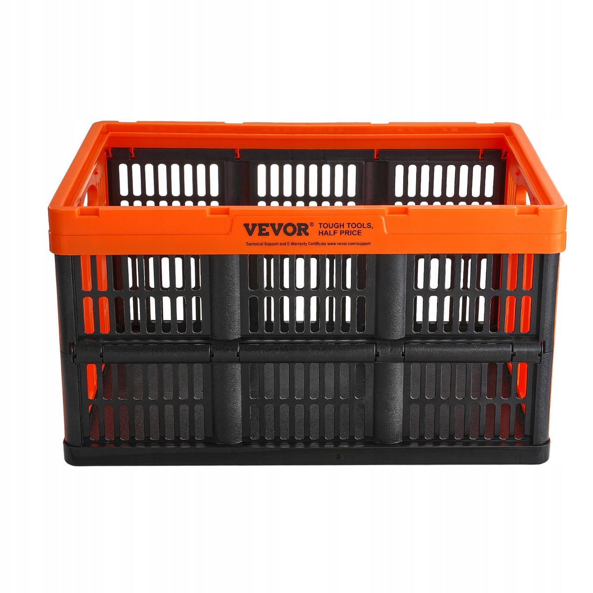 VEVOR ZESTAW 3 SKŁADANYCH PUDEŁEK 45L Z PP MOCNY I ERGONOMICZNY CZARNY