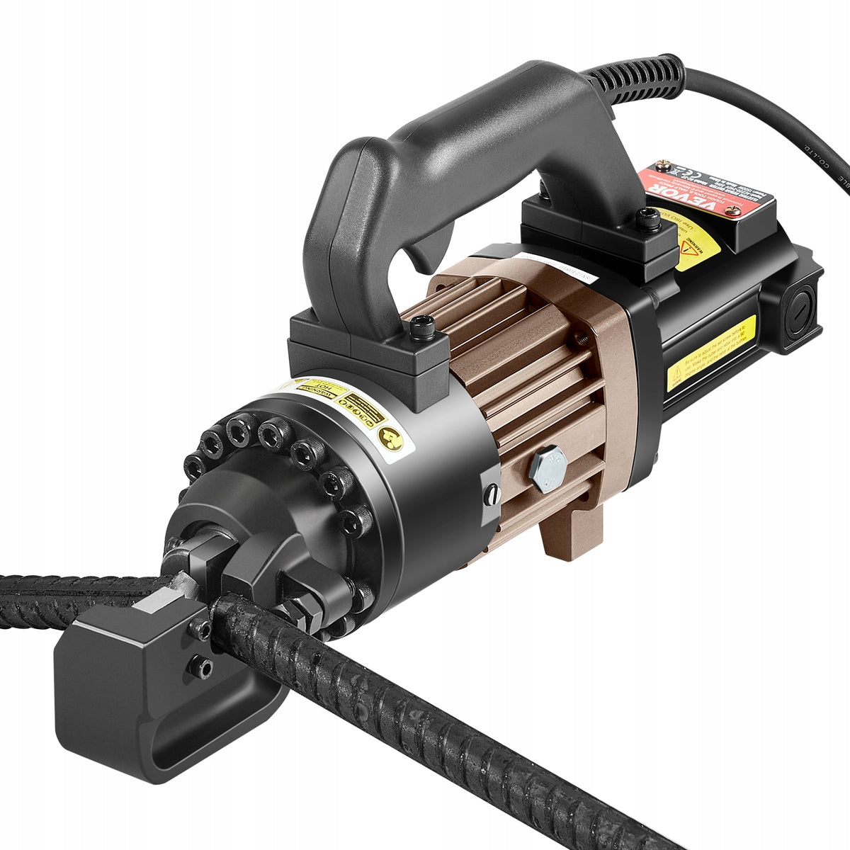 ELEKTRYCZNO-HYDRAULICZNA PRZECINARKA DO PRĘTÓW VEVOR 1500W CIĘCIE 4-22MM