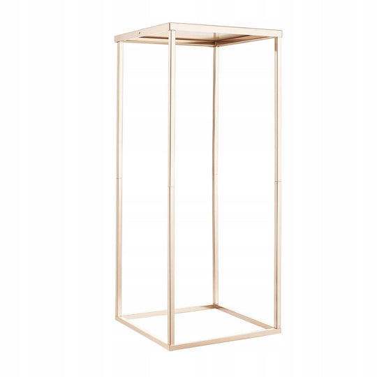 STOJAK NA KWIATY WESELNE VEVOR 250X250X600 MM 10 SZT ZŁOTY SOLIDNY KOMPLET