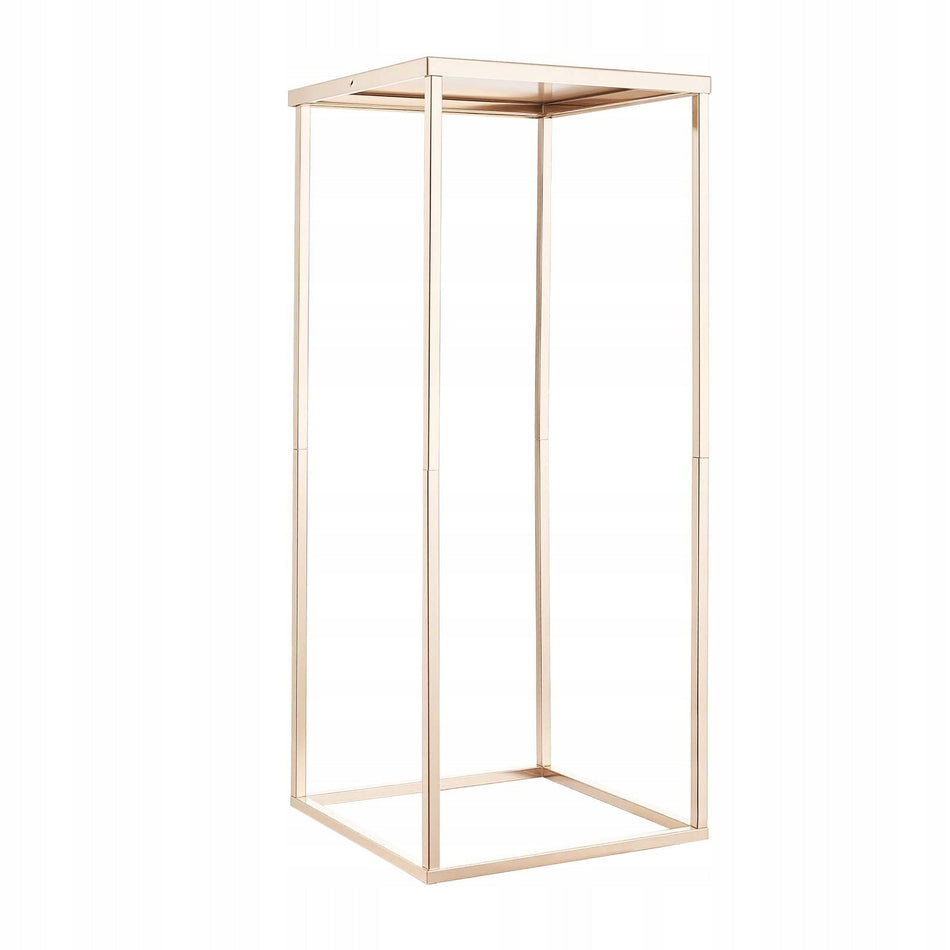 STOJAK NA KWIATY WESELNE VEVOR 250X250X600 MM 10 SZT ZŁOTY SOLIDNY KOMPLET