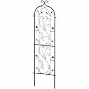 SOLIDNA METALOWA KRATKA VEVOR 38X152 CM NA ROŚLINY PNĄCE CZARNA PREMIUM