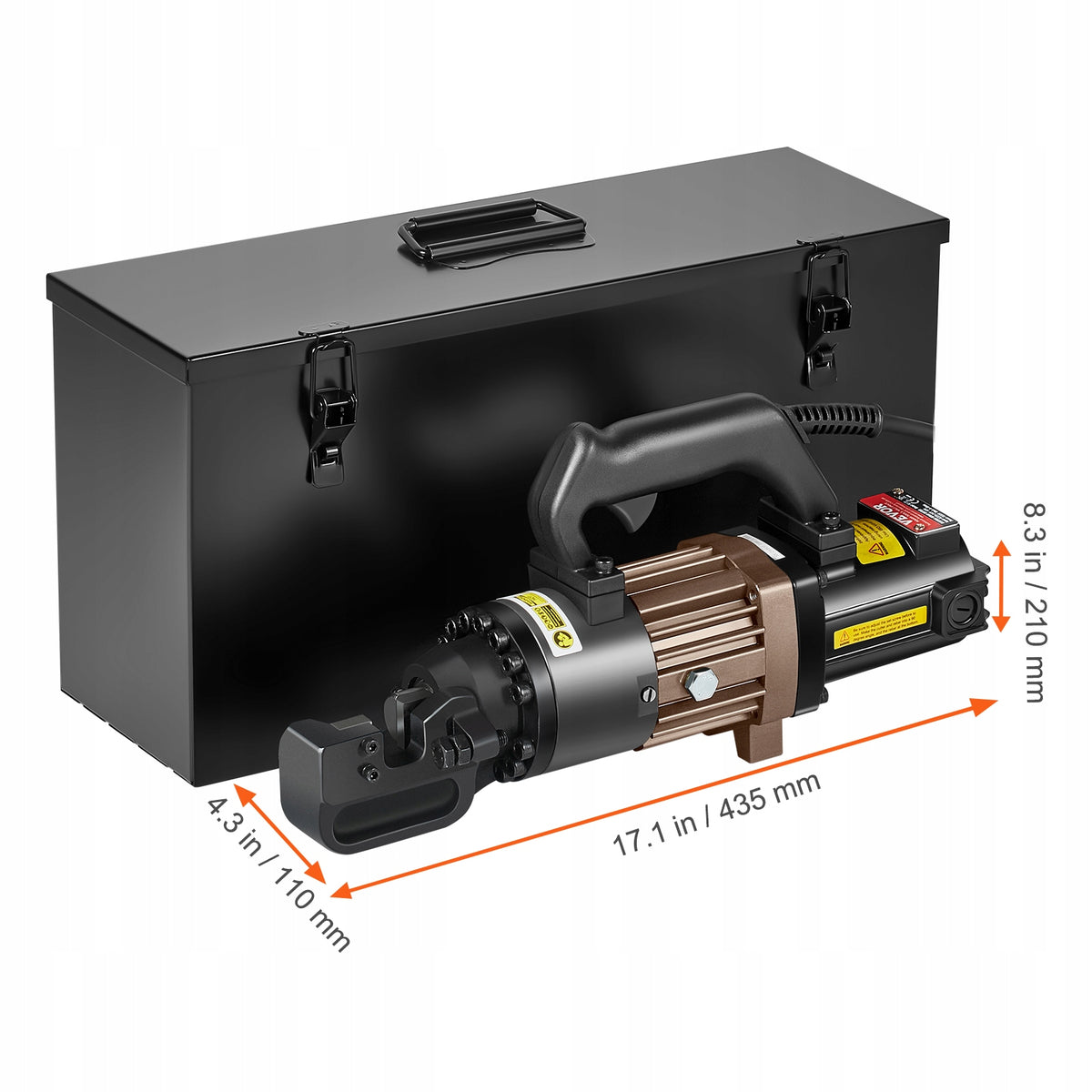 ELEKTRYCZNO-HYDRAULICZNA PRZECINARKA DO PRĘTÓW VEVOR 1500W CIĘCIE 4-22MM