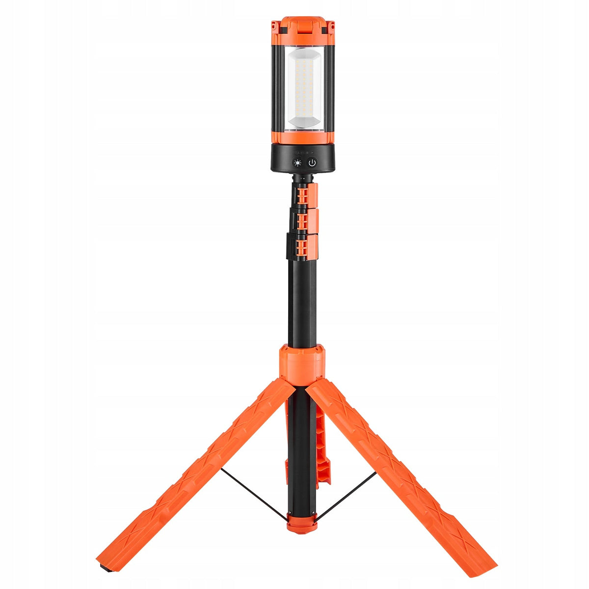 VEVOR LAMPA BUDOWLANA LED ZE STATYWEM 13 2 AH MOCNA REGULOWANA JASNOŚĆ IP65