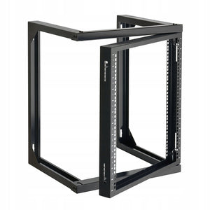 VEVOR SZAFA SERWEROWA 12U NA ŚCIANĘ MOCNA STAL 68 KG DRZWI 180 CZARNA