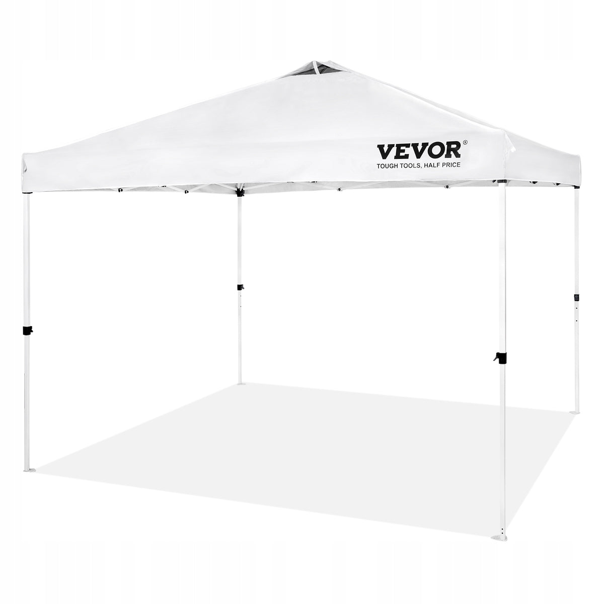 VEVOR ALTANA OGRODOWA SKŁADANA 304X304 CM BIAŁA RAMA STALOWA 250D PU