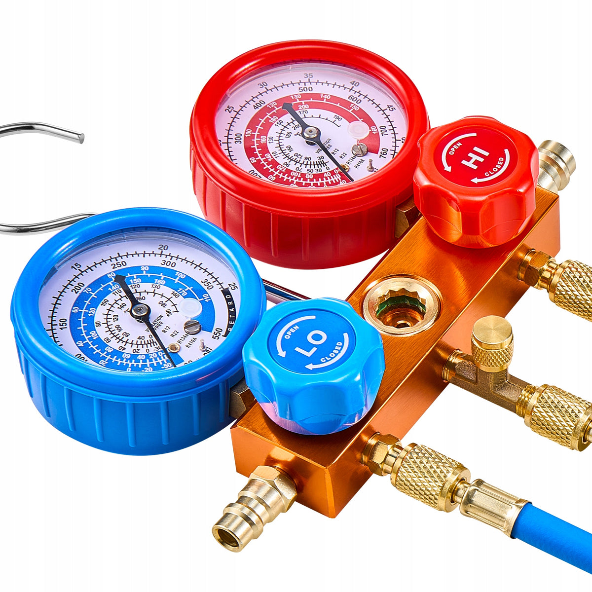 VEVOR ZESTAW POMPY PRÓŻNIOWEJ 4.5 CFM I MANOMETRU HVAC PROFESJONALNY